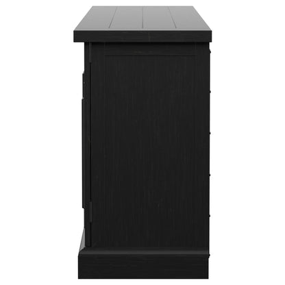 Zyla 4-door Dining Sideboard Buffet Distressed Black