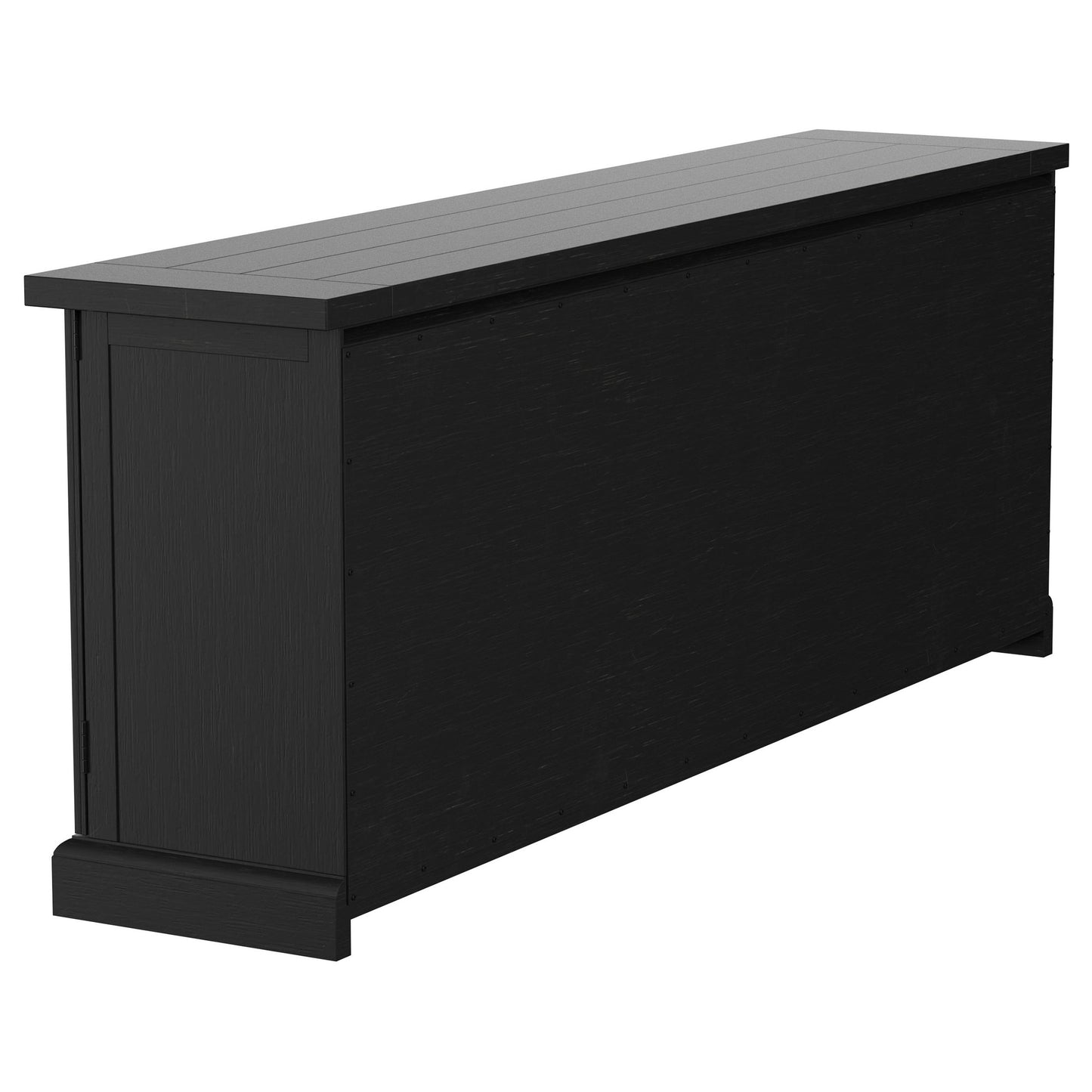 zyla 4-door dining sideboard buffet distressed black