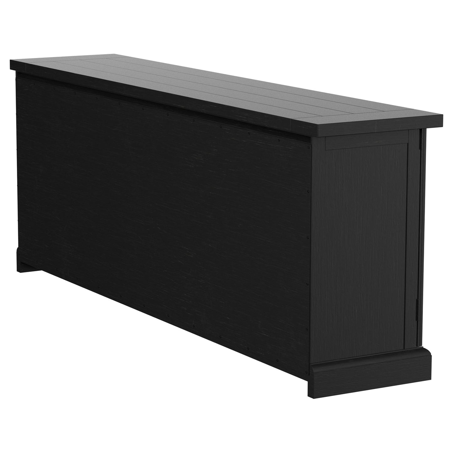 zyla 4-door dining sideboard buffet distressed black