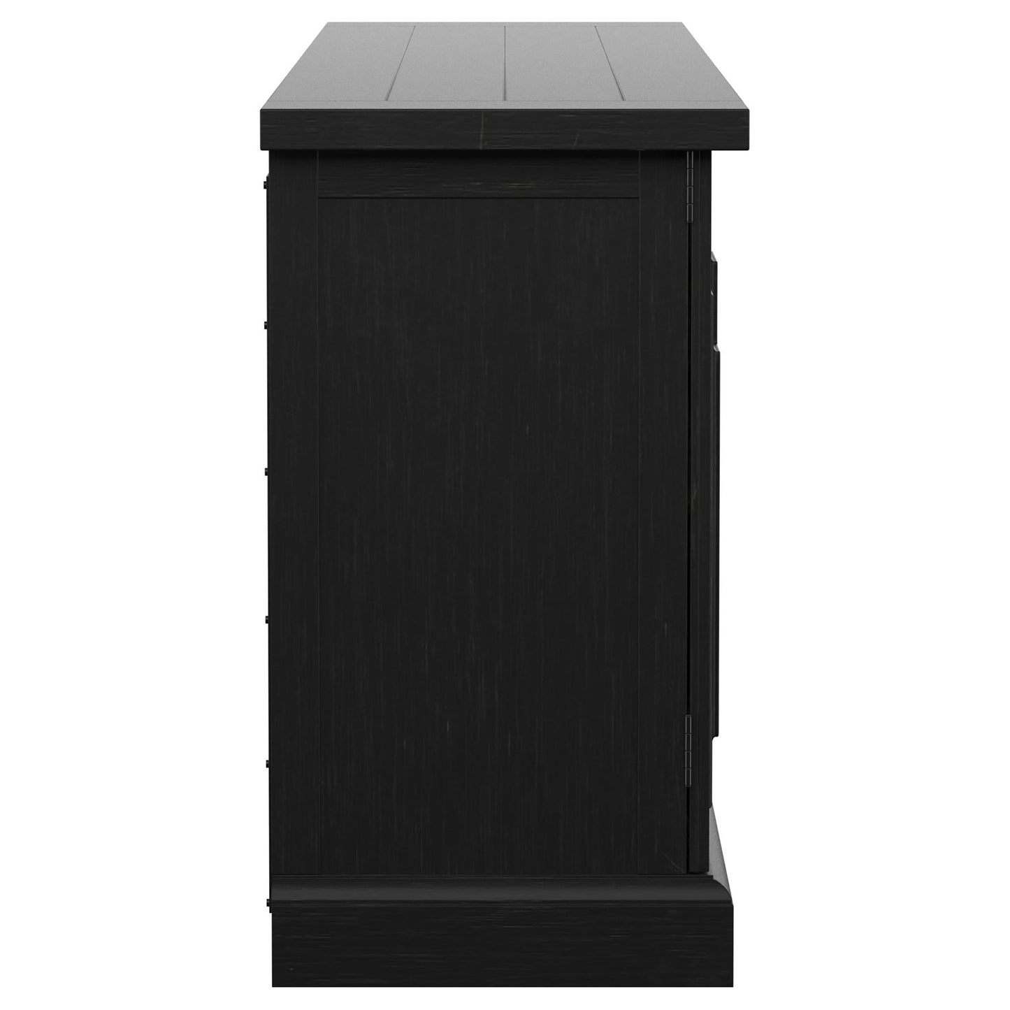 zyla 4-door dining sideboard buffet distressed black