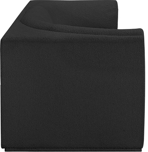 Rudy Black Boucle Fabric Modular Sofa S98
