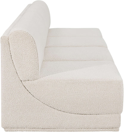 Rudy Cream Boucle Fabric Modular Sofa S120