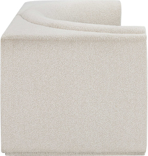 Rudy Cream Boucle Fabric Modular Sofa S68