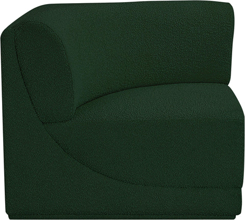 Rudy Green Boucle Fabric Corner Corner