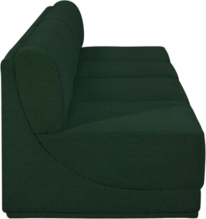 Rudy Green Boucle Fabric Modular Sofa S120