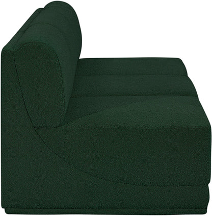 Rudy Green Boucle Fabric Modular Sofa S90