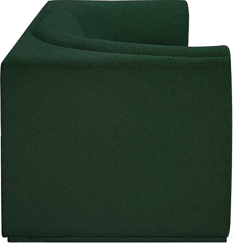 Estelle Green 98 Boucle Fabric Upholstered Modular Sofa, 3-Piece