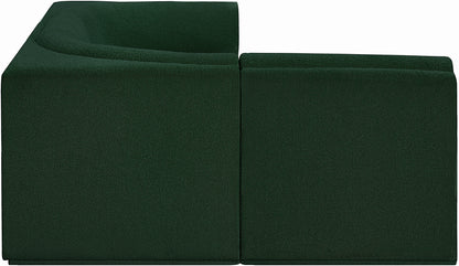 Rudy Green Boucle Fabric Modular Sectional Sec4A