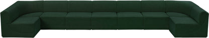 Rudy Green Boucle Fabric Modular Sectional Sec9A