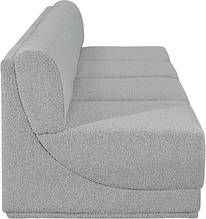 Rudy Grey Boucle Fabric Modular Sofa S120