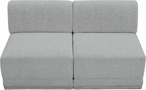 Rudy Grey Boucle Fabric Modular Sofa S60