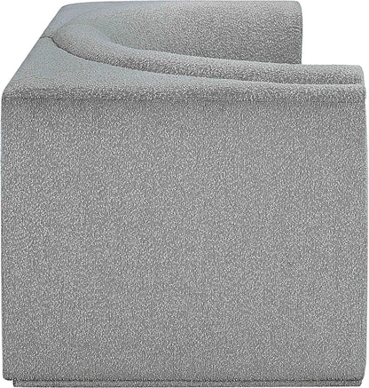 Rudy Grey Boucle Fabric Modular Sofa S68