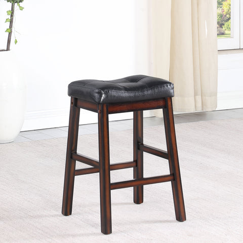 Jude Upholstered Counter Stool Cappuccino (Set of 2)Cappuccino