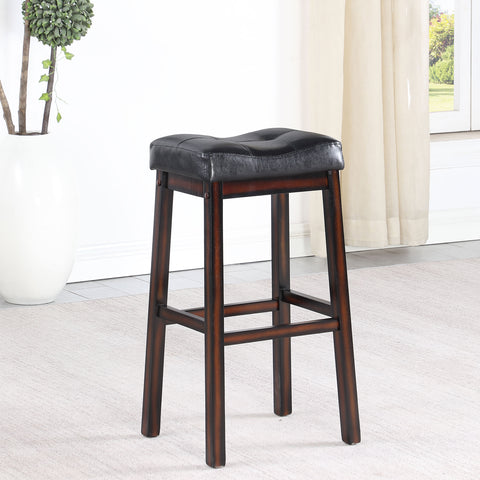 Jude Upholstered Bar Stool Cappuccino (Set of 2)Cappuccino