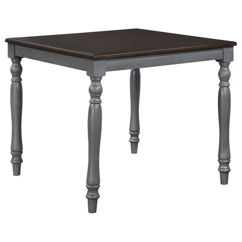 Madia 5-piece Square Counter Height Dining Set GreyGrey