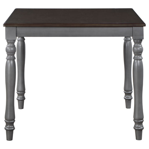 Madia 5-piece Square Counter Height Dining Set GreyGrey