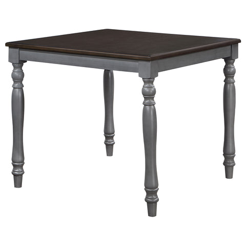 Madia 5-piece Square Counter Height Dining Set GreyGrey