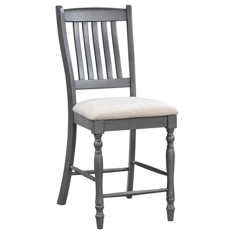 Madia 5-piece Square Counter Height Dining Set GreyGrey