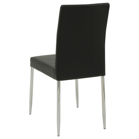 Neil Upholstered Dining Side Chair Black (Set of 4)Black