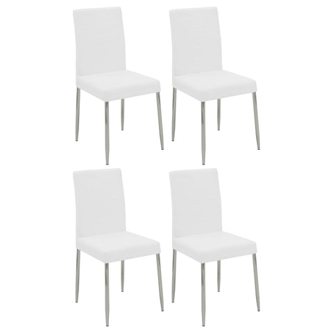 Neil Upholstered Dining Side Chair White (Set of 4)White