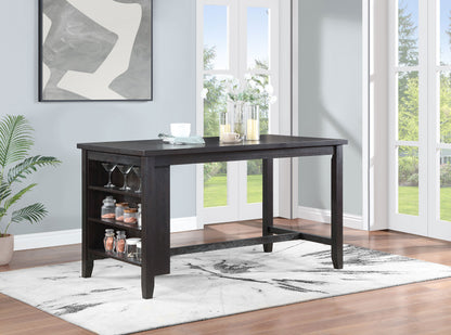 Mercer 66-inch Counter Height Dining Table Dark Grey