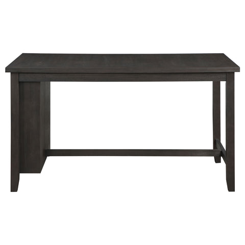 Leorio 66-inch Counter Height Dining Table Dark GreyDark Grey