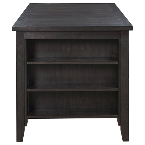 Leorio 66-inch Counter Height Dining Table Dark GreyDark Grey