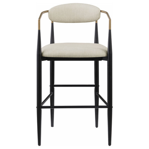Dalia Fabric Upholstered Bar Chair Beige (Set of 2)Beige