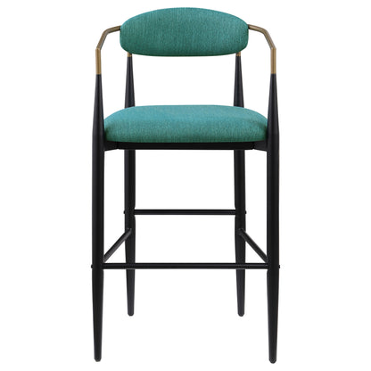 Montlake Fabric Upholstered Bar Chair Green (Set of 2)