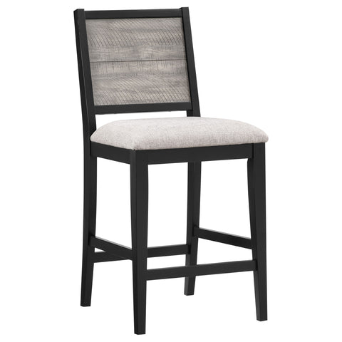 Darien 5-piece Extension Leaf Counter Dining Set BlackGrey