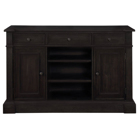 Juniper 2-door Sideboard Buffet Cabinet Distressed NoirDistressed Noir