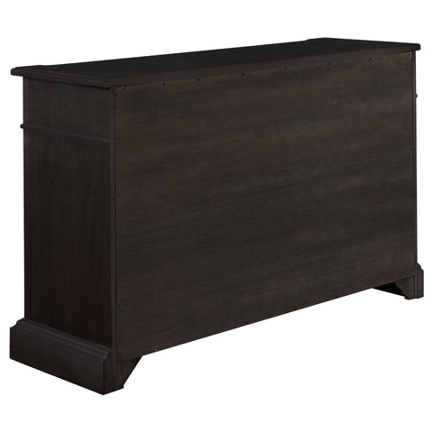Juniper 2-door Sideboard Buffet Cabinet Distressed NoirDistressed Noir