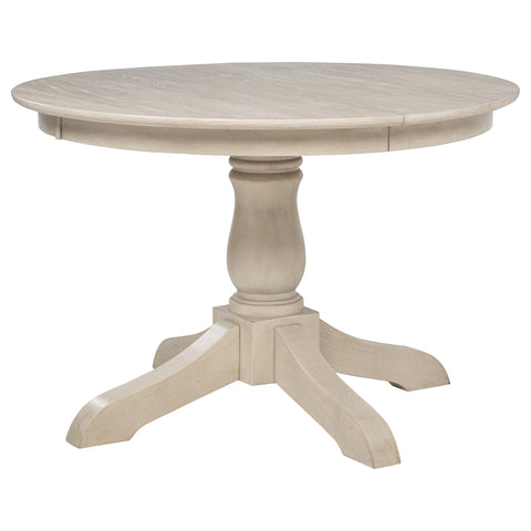 Marsha 7-piece Oval 62-inch Extension Leaf Dining Set Linen