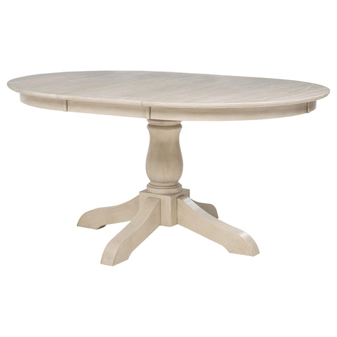 Marsha 7-piece Oval 62-inch Extension Leaf Dining Set Linen