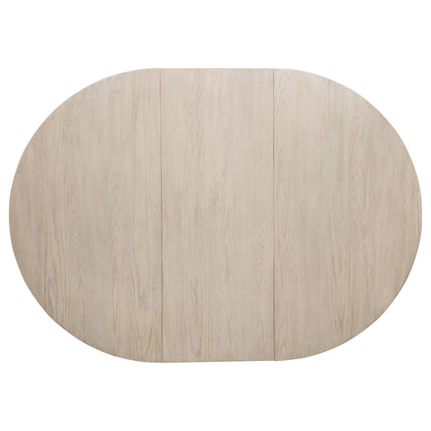 Marsha 7-piece Oval 62-inch Extension Leaf Dining Set Linen