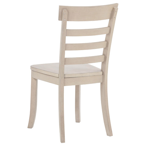 Marsha 7-piece Oval 62-inch Extension Leaf Dining Set Linen
