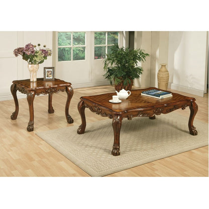 ADITYA Coffee Table, Cherry Oak Finish