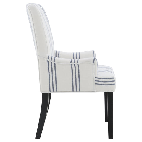 Miriam Upholstered Arm Chair Beige