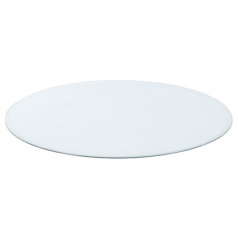 Hudson 5-piece Round Glass Top Counter Height Dining Set Teal Blue