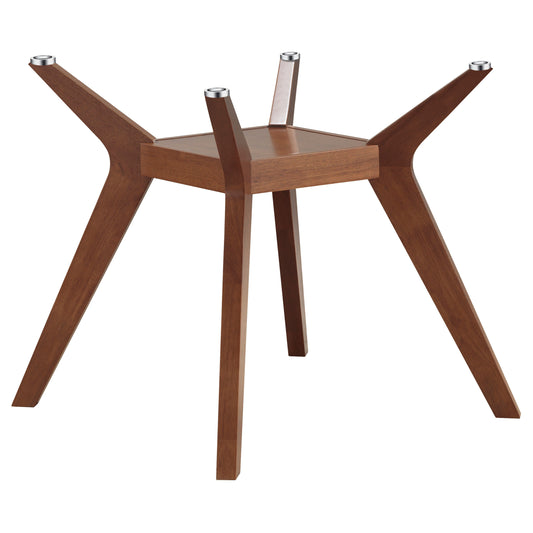 Carissa Square Wood Dining Table Base NutmegNutmeg