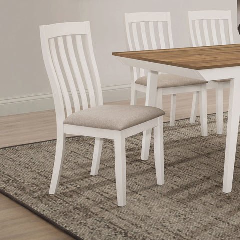 Mckay Wood Dining Side Chair Off White (Set of 2)Off White