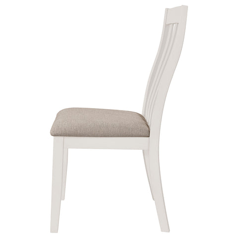 Mckay Wood Dining Side Chair Off White (Set of 2)Off White