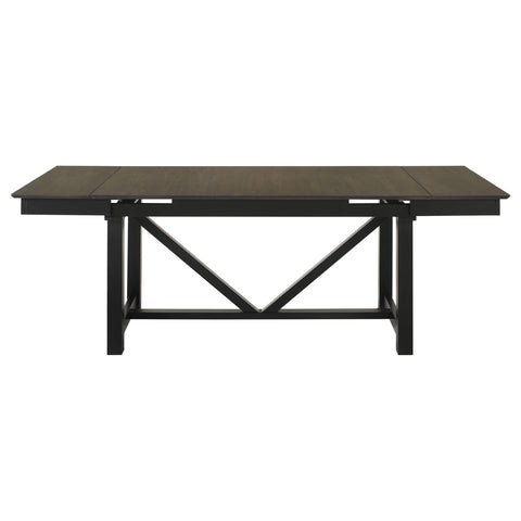 Mineta Rectangular 87-inch Extension Leaf Dining Table OakOak
