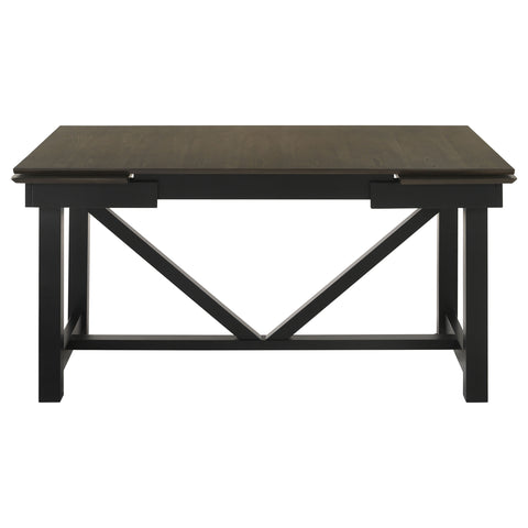 Mineta Rectangular 87-inch Extension Leaf Dining Table OakOak
