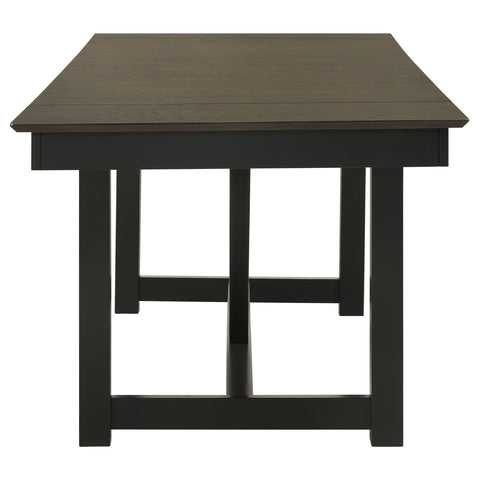 Mineta Rectangular 87-inch Extension Leaf Dining Table OakOak