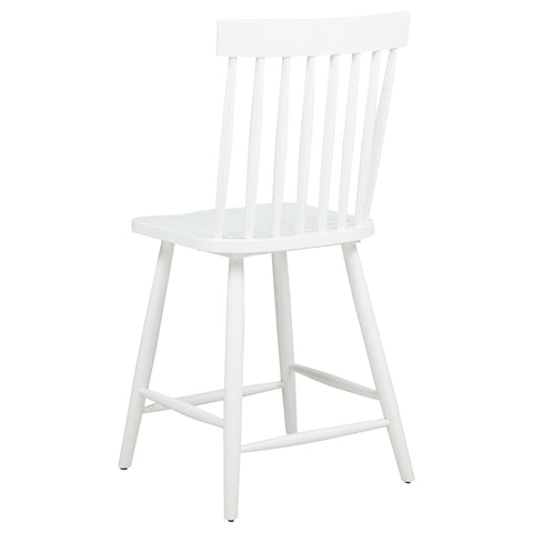 Badoer 5-piece Round Counter Dining Set Light Ash and White