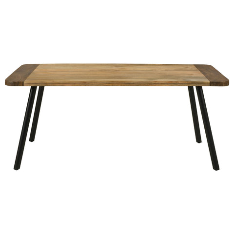 Hilly 70-inch Solid Wood Dining Table Natural MangoNatural Mango