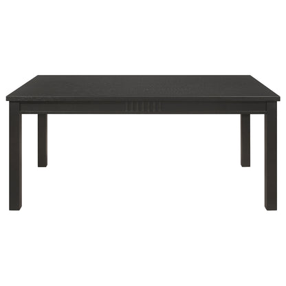 Ayelet 7-piece Rectangular Dining Table Set Matte BlackMatte Black