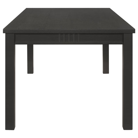 Ayelet Rectangular 71-inch Wood Dining Table Matte BlackMatte Black