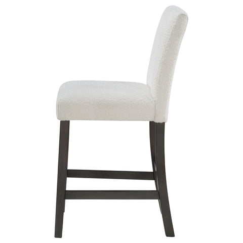 Airell Boucle Upholstered Counter Chair White (Set of 2)White